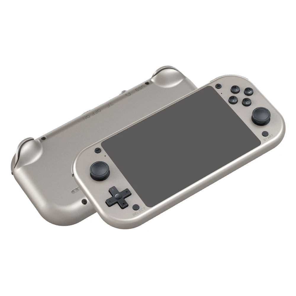 Consola de videojuegos portátil retro gamer BOYHOM M17 con sistema Linux de código abierto, pantalla IPS de 4,3 pulgadas y reproductor de vídeo de bolsillo de 64 GB.